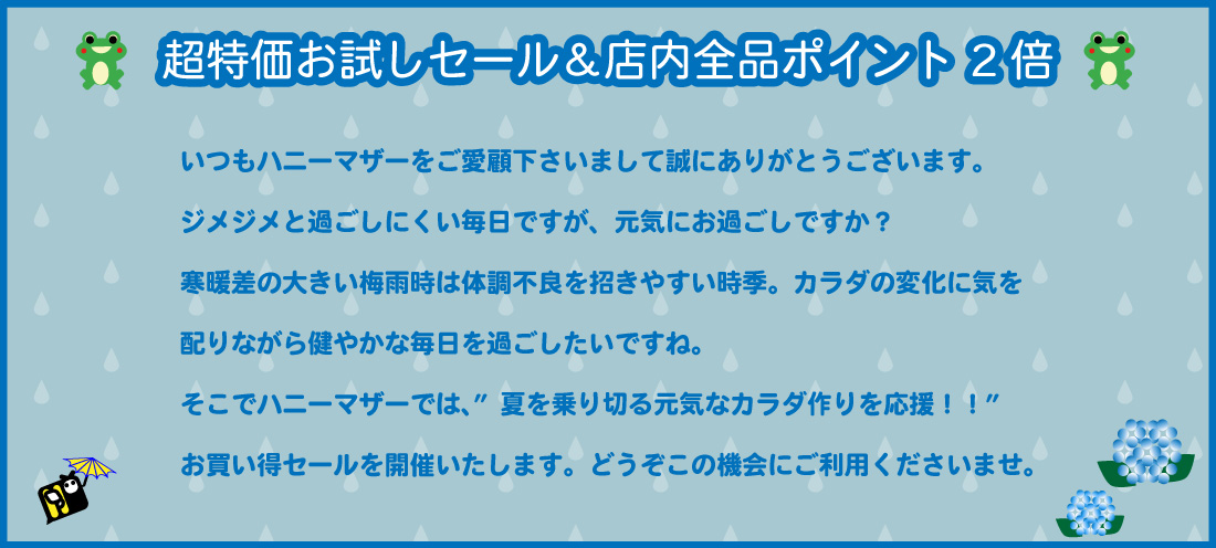 セールのご案内