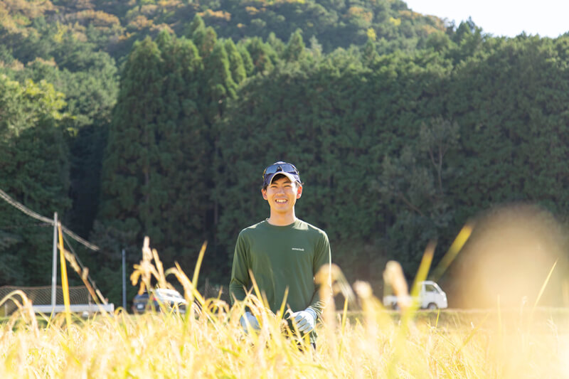 多可町の若き生産者・藤岡啓志郎さん